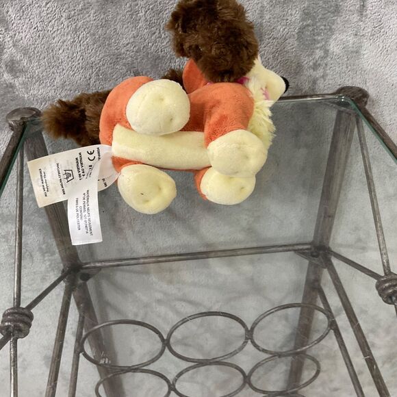 Disney Store Fifi the Pekingese Minnie Mouse's Pet Dog plush 6” brown - Picture 7 of 8